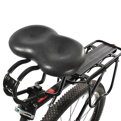 No Pressure Leather Bicycle Saddle Seat Ergonomic Comfort Padded Adult