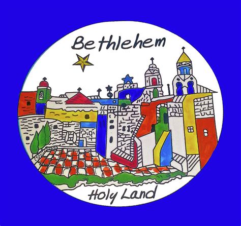 Bethlehem Holy Land In Blue Photograph By Munir Alawi Fine Art America