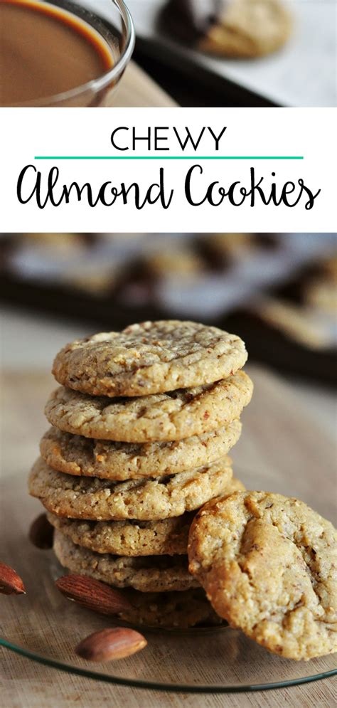 Chewy Almond Cookies — The Pudgy Rabbit Almond Meal Cookies Almond