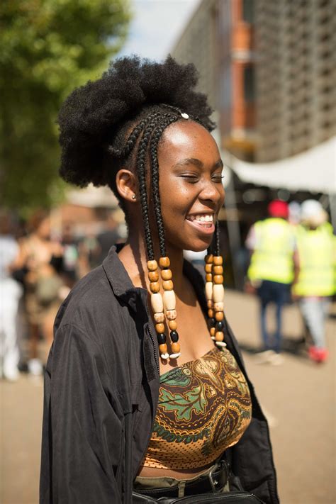 This is a popular braided hairstyle suitable hair and face type: The Epic Hairstyles from AfroPunk South Africa 2017 - Essence