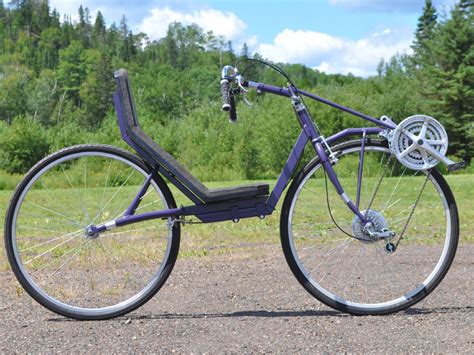 Bikes and trikes are generally built of donor bike parts. FrontRunner FWD Bike DIY Plan | AtomicZombie DIY Plans | Biking diy, Recumbent bicycle, Wooden ...