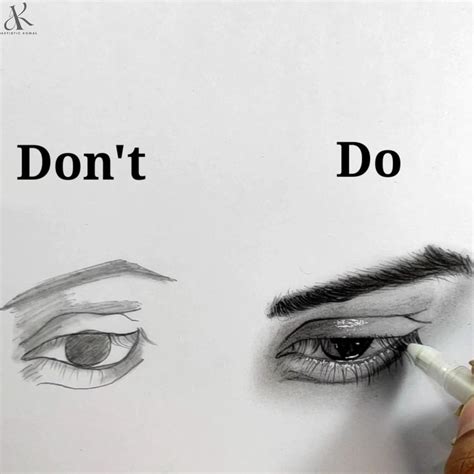 Artistic Komal Learn To Draw Eyes With These Simple Steps ️ ️ En 2022
