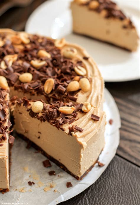 See more ideas about no bake chocolate desserts, easy chocolate desserts, desserts. Healthy Chocolate Peanut Butter Raw Cheesecake (vegan, low ...