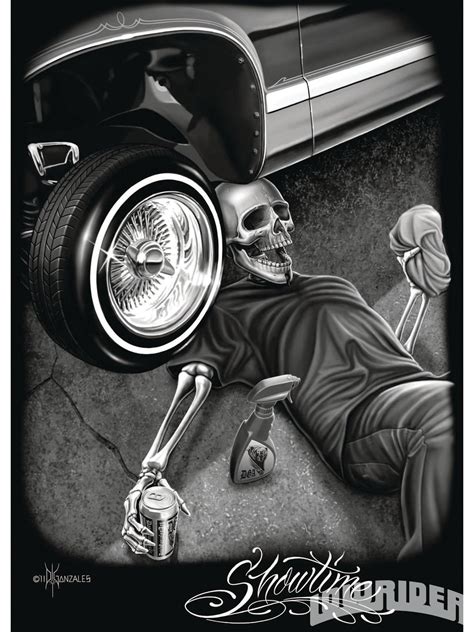 David Gonzales Art Lowrider Magazine Lowrider Art Chicano Art Chicano