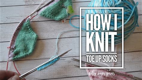 How I Knit My Toe Up Socks Magic Loop Method And Turkish Cast On For