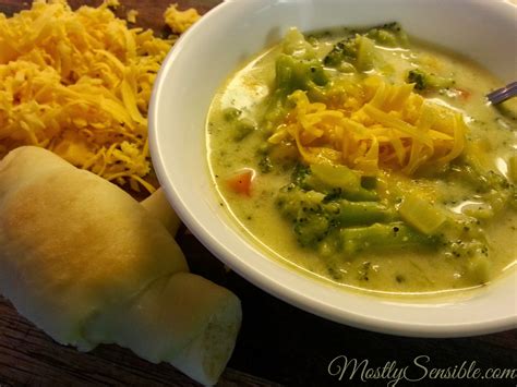 Frozen broccoli is typically picked and frozen at peak freshness, so it will maintain its nutritional value. Frozen Broccoli Cheese Soup - MostlySensible
