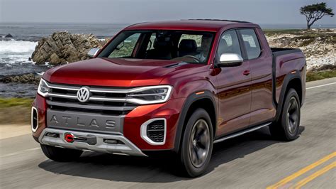 2018 Volkswagen Atlas Tanoak Pickup Truck Concept Wallpapers And Hd
