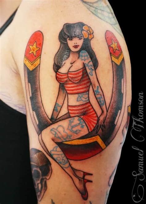Pin Up Tattoo Designs Best 75 Ideas That Will Rock Your World