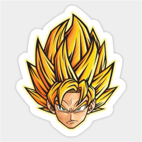 Dragon Ball Z Super Saiyan Goku Goku Sticker Teepublic