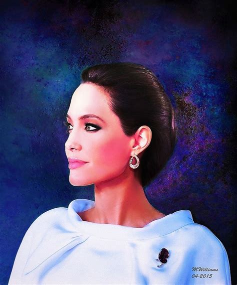 Angelina Jolie Digital Portrait Pictures To Paint Creative Bloq