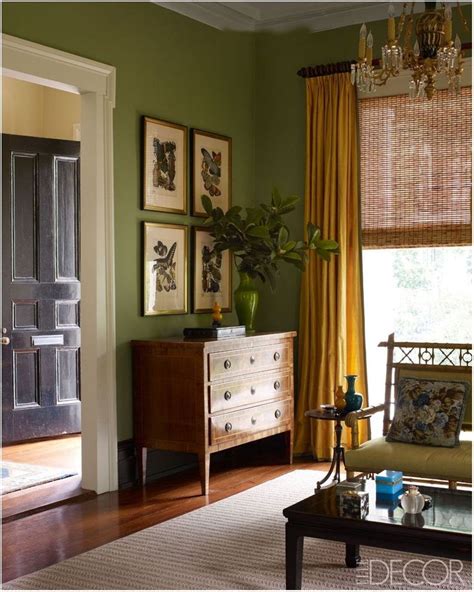 Olive Green Paint Living Room Living Room Green Curtains Living Room