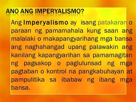 Pagkakaiba Ng Kolonyalismo At Imperyalismo