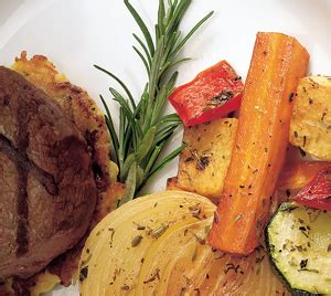 Dinner table was silent because tips: Grilled Beef Tenderloin served on a Bed of Curried Potato - Kitchen Connaisseur