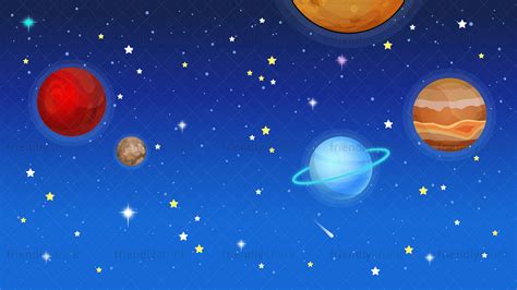 Free Download Outer Space Background Cartoon Clipart Vector