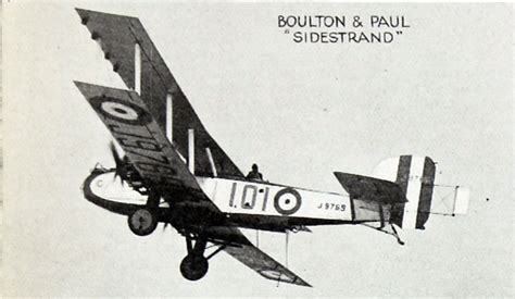 Boulton Paul Aircraft Sidestrand Graces Guide