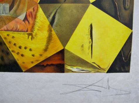 Salvador Dali Lenin Tiger Hand Signed Limited Edition Lithograph Art Ebay