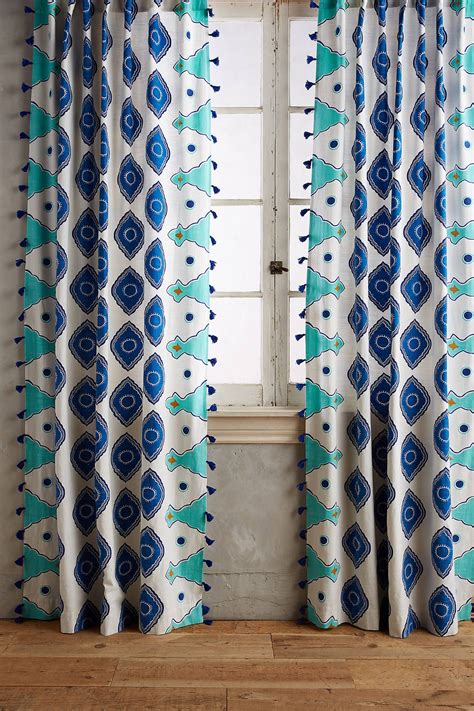 Bold Patterned Curtains - marylandscapedesign