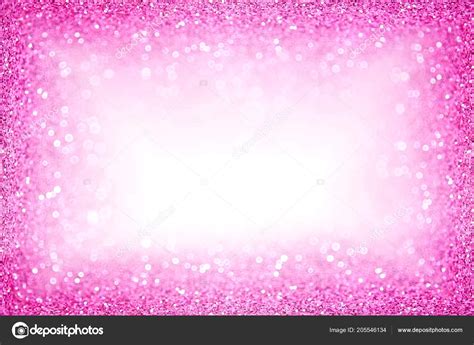 Abstract Pink White Glitter Sparkle Confetti Background Happy Birthday