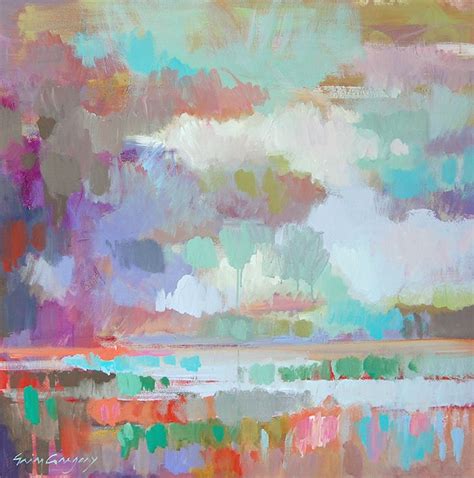 Q And A With Artist Erin Fitzhugh Gregory Abstract Landscape Painting