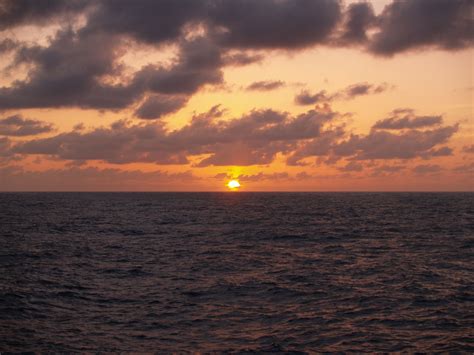 Atlantic Ocean Sunset Coast Guard Ships Ocean Sunset