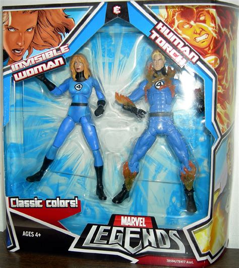 Invisible Woman Human Torch Marvel Legends Action Figures