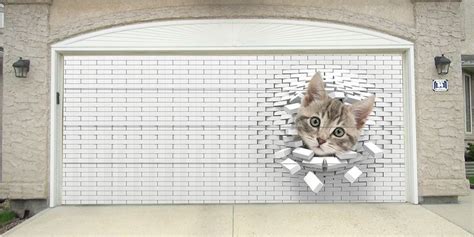 The Garage Door Skin For The Cat Lover Catlovers Garage Door Design