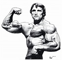 Arte Nadsat: Dibujo a lápiz - Arnold Schwarzenegger