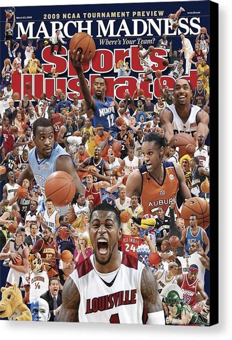 2009 March Madness College Basketball Preview Sports Illustrated Cover Canvas Print Canvas Art