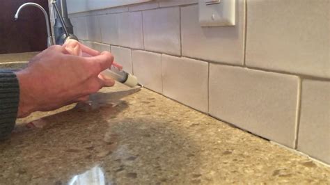 At this time it is painted. Quartz Countertop Caulking Removal and Replacement. - YouTube