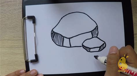 Easy Drawing How To Draw Stone Youtube