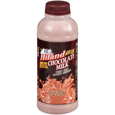 Hiland Vitamin D Chocolate Milk 16 Fl Oz Bottle Hy Vee Aisles