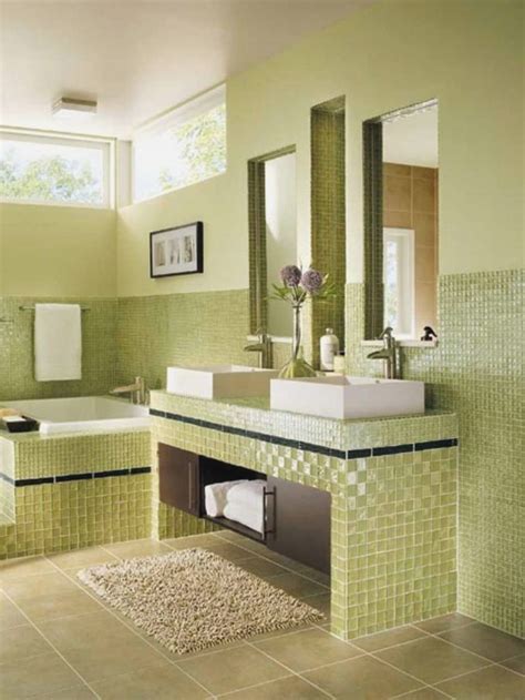 Tile floors allow for heated flooring systems that warm your feet while you're in the bathroom. Old Yellow Tile Bathroom Ideas more picture Old Yellow ...