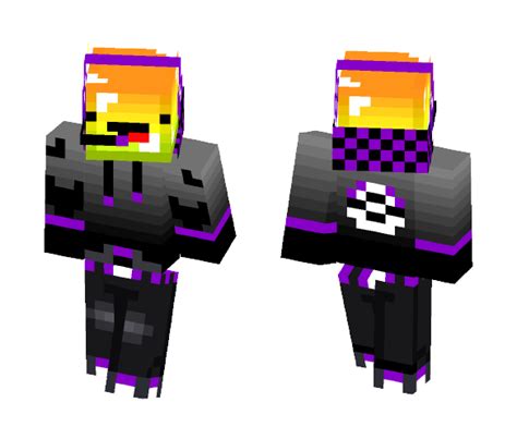 Download Rainbow Derpwith Headset Minecraft Skin For Free