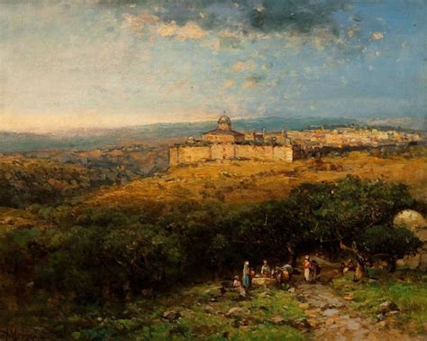 Jerusalem From The Mount Of Olives Woodmere Art Museum