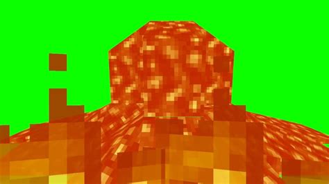 Greenscreen Minecraft Lava Hd Youtube