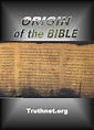 The Origin of the Bible