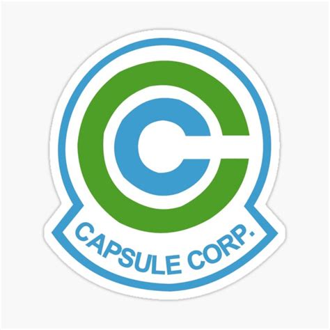 Capsule Corp Sticker For Sale By Wisammuhammad Redbubble