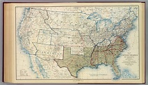 Map Of United States 1863 - Direct Map