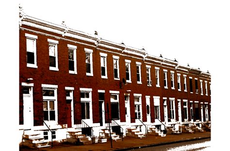 A Reference Guide To Baltimore Rowhouse Types The Baltimore Chop