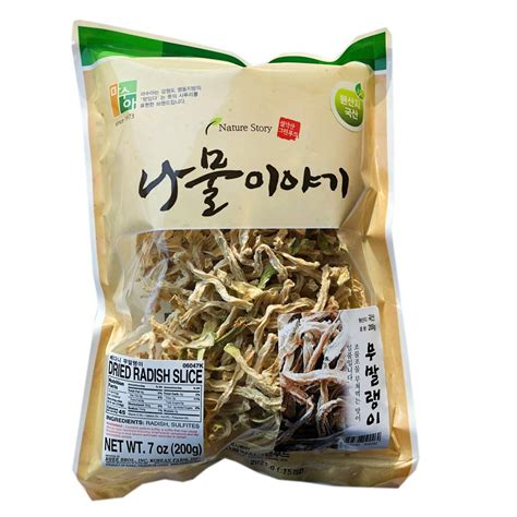 Korean Dried Radish Slice Oz Bethany Daikon Strips Amazon