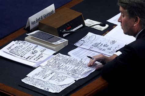Why Kavanaugh Takes Notes With A Sharpie