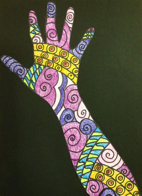 Scratch Art Henna Handprint Craft A Gorgeous Handprint Art Activity For