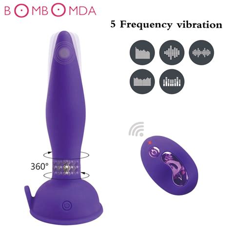 Anal Butt Plug Vibrators For Men Women Masturbation Prostate Massager