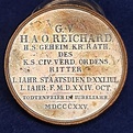 Sachsen Gotha Altenburg Bronzemedaille 1825 Friedrich IV. 1822-1825 ...