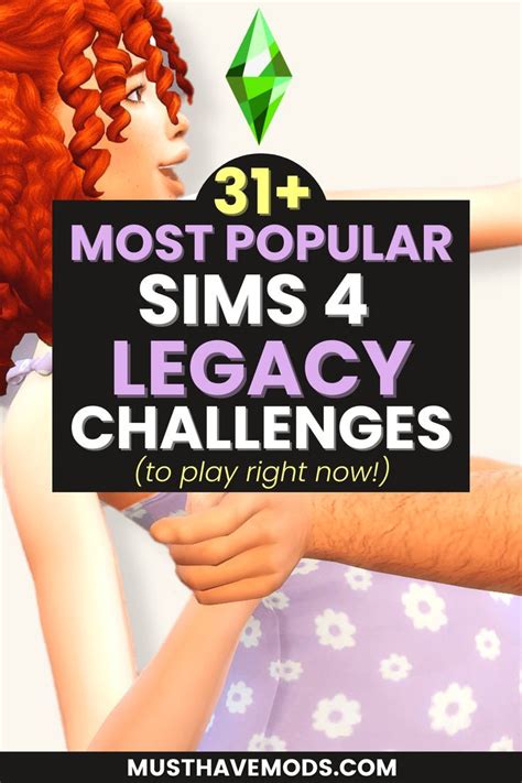 31 Most Popular Sims 4 Legacy Challenges Best Sims 4 Challenges In