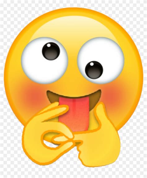 Sticker Emoji Emoticon Sex Dizzy Yellow Tongue Custom Imagenes De Emojis Tonto Free