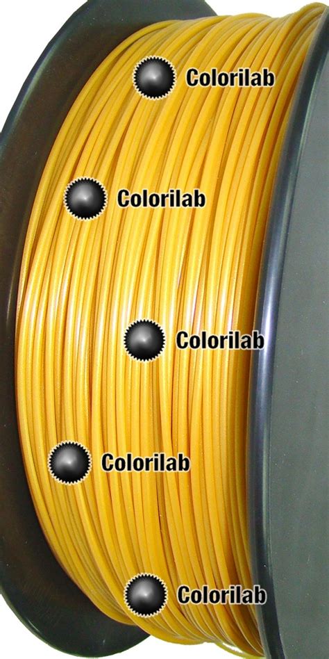 By all3dp february 7, 2020. PLA 3D printer filament 1-75 mm gold 1245C