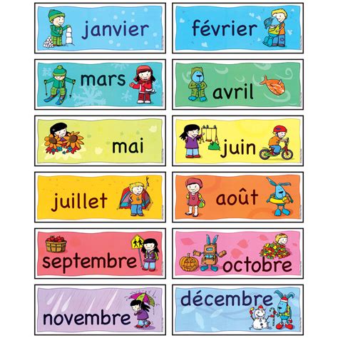 Affiches Les mois de l’année | Classroom Essentials Scholastic Canada