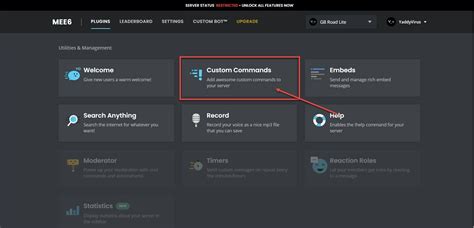 Mee6 Discord Bot Commands How To Make A Custom Command