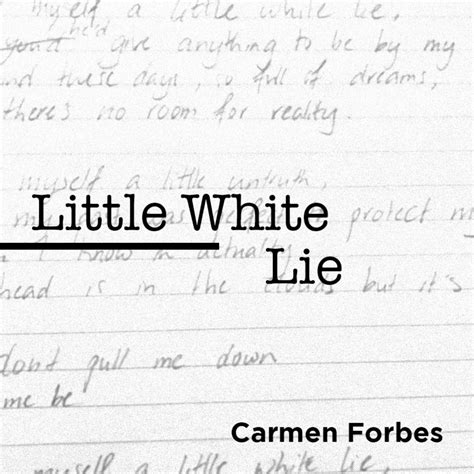 ‎little White Lie Single Album By Carmen Forbes Apple Music